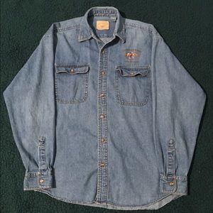 Mountain Rider denim button up